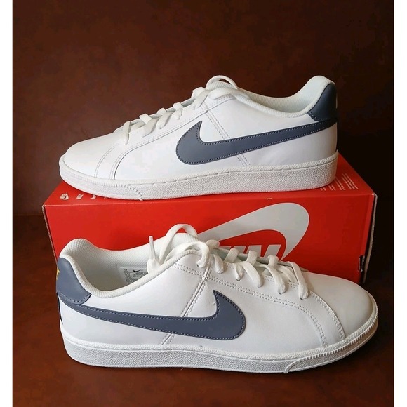 Nike Court Royale White Light Carbon Men's Sz 9.5 M Low Top Sneakers Shoes #1296